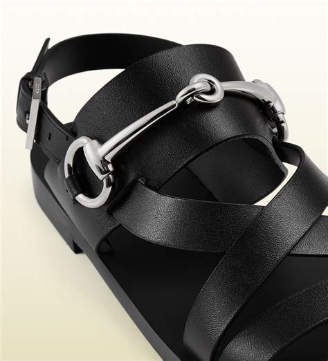 gucci horsebit sandals for men.